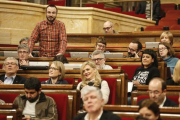 Los diputados de la CUP en el Parlament.-JULIO CARBO