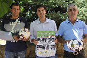 Diego Pérez, José Luis González y Basilio Romero en la presentación de la Pinares Cup. / Valentín Guisande-