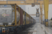 Tren de mercancías.-