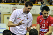 Moltó y el CMA sólo piensa en la Copa. / V. Guisande-