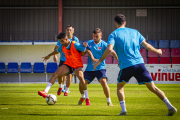 Entrenamiento del Numancia en la ciudad deportiva. MARIO TEJEDOR