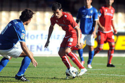 El Numancia sumó en Chapín su primera derrota de la temporada. / ÁREA 11-