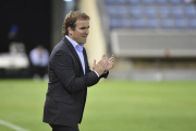 El técnico del Numancia, Jagoba Arrasate.-Valentín Guisande