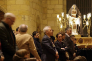 Imagen del nuevo paso de la Verónica de la Cofradía de las Santa Caídas de Jesús, bendecido ayer en alConcatedral de San Pedro.-DIEGO MAYOR