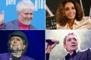 Pedro Almodóvar, Ana Belén, Joaquín Sabina y Miguel Ríos.-EL PERIÓDICO