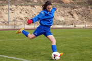 La futbolista soriana, Marta Charle.-