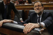 El presidente del Gobierno en funciones, Mariano Rajoy, en el Congreso de los Diputados.-AGUSTÍN CATALÁN