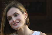 La reina Letizia, durante el posado del Palacio de Marivent.-Foto: EFE / BALLESTEROS