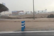 Las lluvias torrenciales causan grandes inundaciones por todo el municipio de Telde.-ATLAS