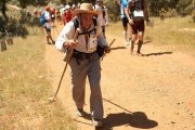 ’Súper Paco’ en una de las carreras con su típica indumentaria.-TWITTER REVISTA TRAIL RUN