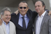 Imagen de archivo de los tres expresidentes de las diputaciones de Valencia, Castellón y Alicante: Alfonso Rus, Carlos Fabra y Joaquín Ripoll.-MIGUEL LORENZO