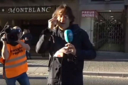 El periodista Cake Minuesa, después de la agresión.-INTERECONOMÍA