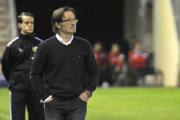 El técnico del Numancia, Juan Antonio Anquela.-DIEGO MAYOR