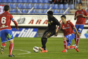 El Numancia se coloca a 10 de la promoción tras perder ante el Barça B. / DIEGO MAYOR-