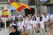 La delegación española con Beatriz Laparra como abanderada. / U. Sierra-