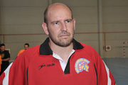 Fernando Sánchez, entrenador del Aranga. / Valentín Guisande-