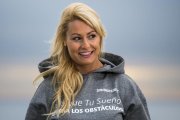 Lydia Valentín, en un acto promocional en Barcelona a finales de octubre-JORDI COTRINA