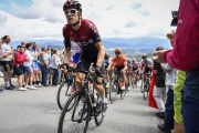 Geraint Thomas, en la Vuelta a Suiza.-AP