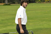 El golfista soriano Daniel Berná. / VALENTÍN GUISANDE-