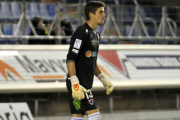 El meta Raúl fue baja tras lesionarse en el entreno de ayer. / Diego Mayor-