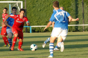 El Numancia se impuso 0-2 a La Granja. / EL ADELANTADO DE SEGOVIA-