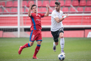 El Burgos, en la imagen su partido ante el Numancia en Los Pajaritos, ha sido el gran triunfador del fútbol regional. GONZALO MONTESEGURO