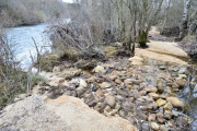 Las márgenes, en una zona entre el puente de la variante y Garray conocido como ‘Arenalejo’. / ÁLVARO MARTÍNEZ-