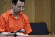 Larry Nassar, durante el último juicio.-AP / MATTHEW DAE SMITH