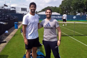Fernando Verdasco y Héctor García La Blanca en el torneo holandés de Hertogenboch.-HDS