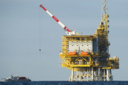 La plataforma de almacenamiento de gas Castor, en una imagen del año 2013.-/ JOAN REVILLAS