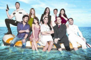 Los principales personajes de la comedia de Tele 5 'Anclados'.-