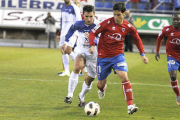 Del Pino en el encuentro ante el Tenerife. / V. Guisande-