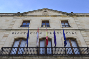 Fachada de la Diputación Provincial de Soria. / Á.M.-