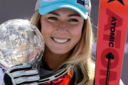 Mikaela Shiffrin, ganadora en eslalon.-AFP / JAVIER SORIANO