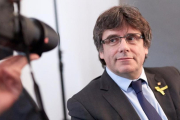 El expresidente de la Generalitat Carles Puigdemont, en Berlín, esta semana.-/ EFE / HAYOUNG JEON