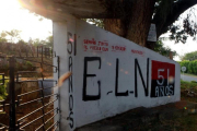 Mural alusivo al ELN en El Palo (Colombia)-EFE / CHRISTIAN ESCOBAR MORA
