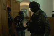 Sergio Morate en el momento de su detención, en Rumanía.-ATLAS