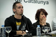 Lanza, en una rueda de prensa en el 2015, tras la emisión de Ciutat Morta.-FERRAN NADEU