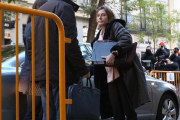Llegada de la presidenta del Parlament, al Tribunal Supremo.-EL PERIÓDICO