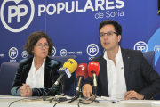 María del Mar Angulo y Tomás Cabezón.-VALENTIN GUISANDE