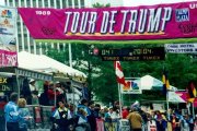 El Tour de Trump fue otro de los intentos del mganate para autopromocionarse.-