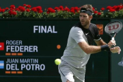 Del Potro gana en Indian Wells al suizo Federer.-EFE / JOHN G. MABANGLO