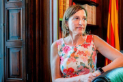 La presidenta del Parlament, repasa la actualidad política de Cataluña.-RICARD FADRIQUE