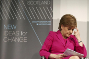 Nicola Sturgeon, este lunes.-POOL / REUTERS