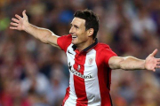Aduriz celebra el gol del empate.-EFE