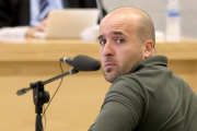 El etarra Jon Kepa Preciado, durante un juicio en la Audiencia Nacional por colocar un coche bomba en el 2003.-EFE