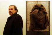 Jannis Kounellis, en Barcelona (1999).-JULIO CARBÓ