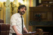 Rafael Mayoral, en una ponencia en el Congreso de los Diputados.-EL PERIÓDICO