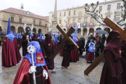 Procesión del Jueves Santo ayer por las calles de la capital.-