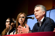 El presidente de Argentina, Mauricio Macri, en rueda de prensa.-EUROPA PRESS